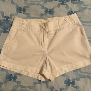 J. Crew White Shorts